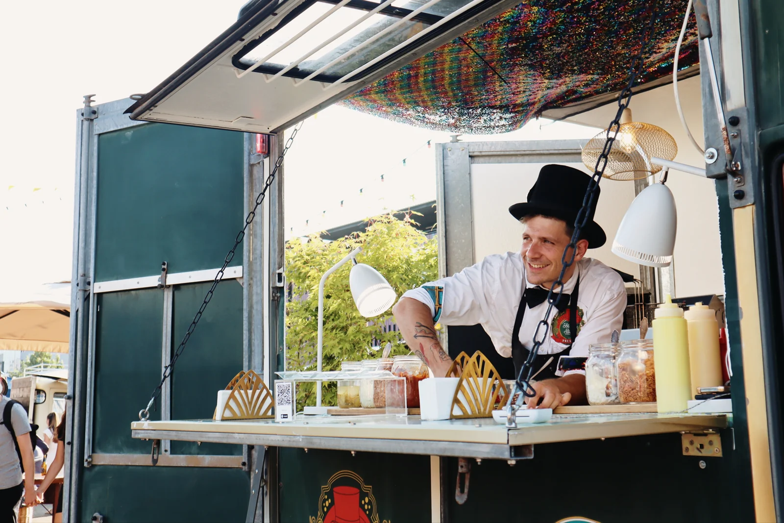 Live Cooking mit Foodtruck