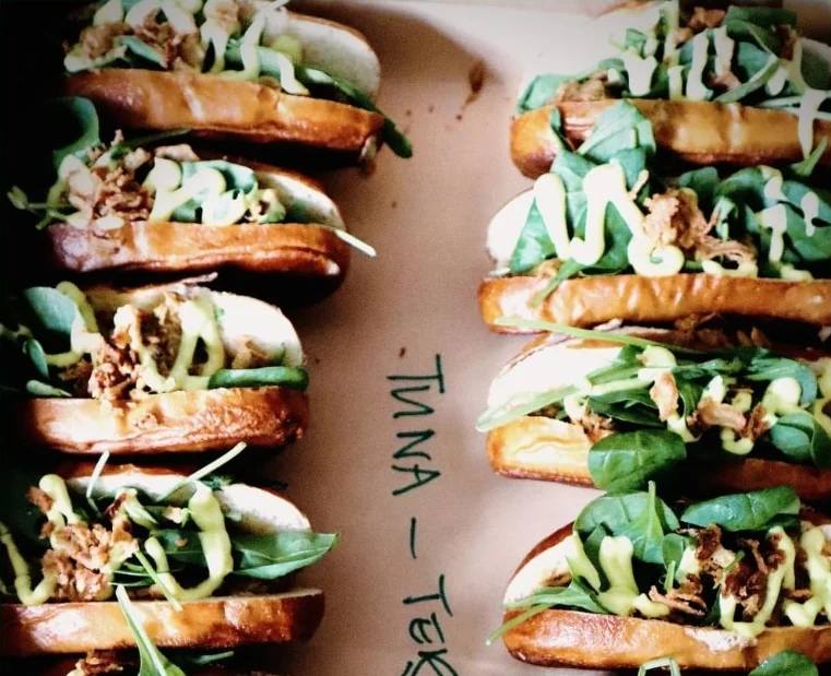 Happy Souls Pretzel Sandwiches