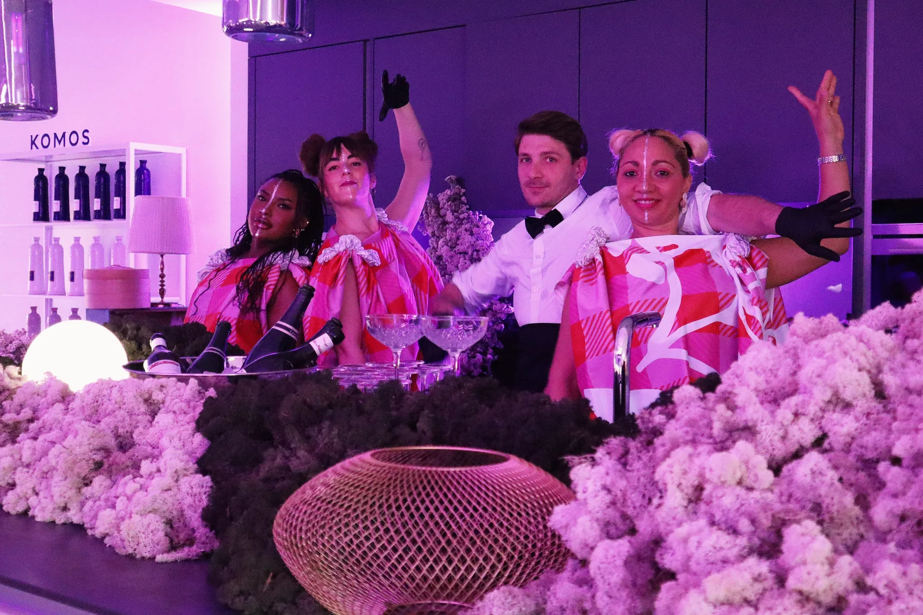 Happy Souls Catering-Team bei Firmenanlass